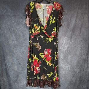 Floral Wrap Dress